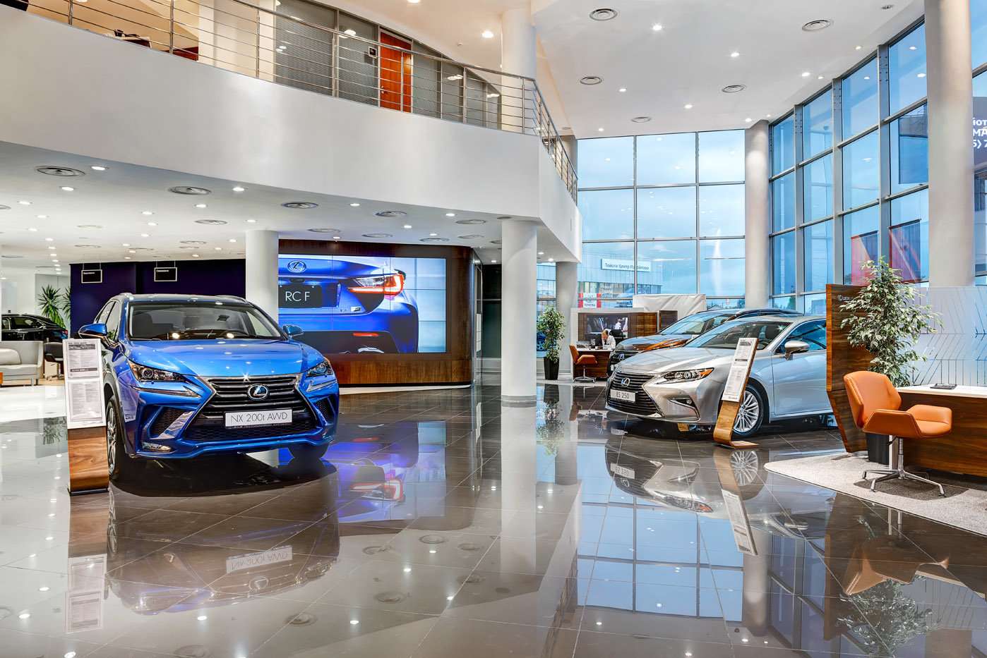 Equipping the Lexus and Toyota dealer network in Russia